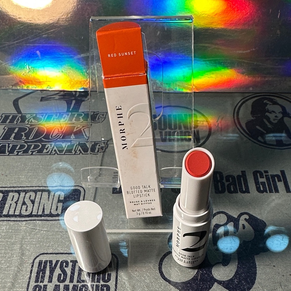 ⚡️Morphe Red Sunset Blotted Matte Lipstick